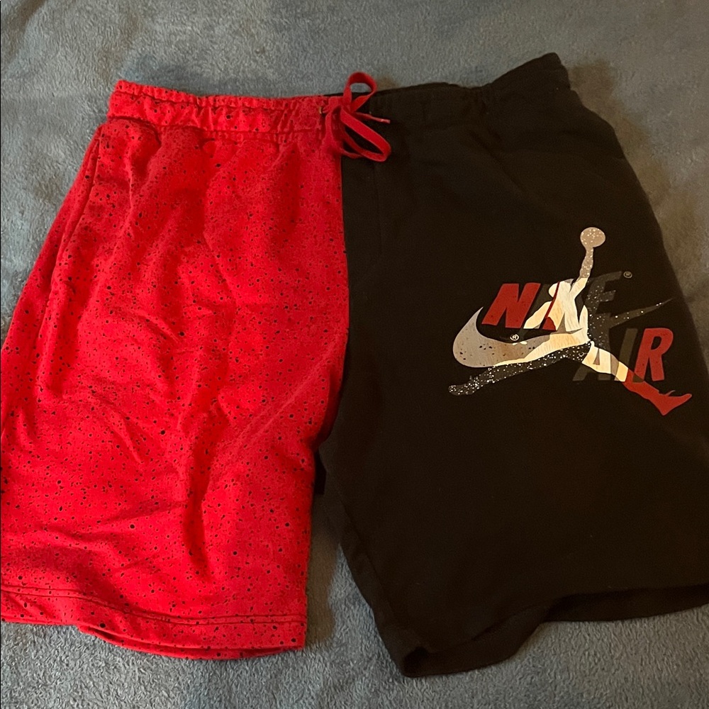 Nike Air Men's Athletic Shorts in Red and Black